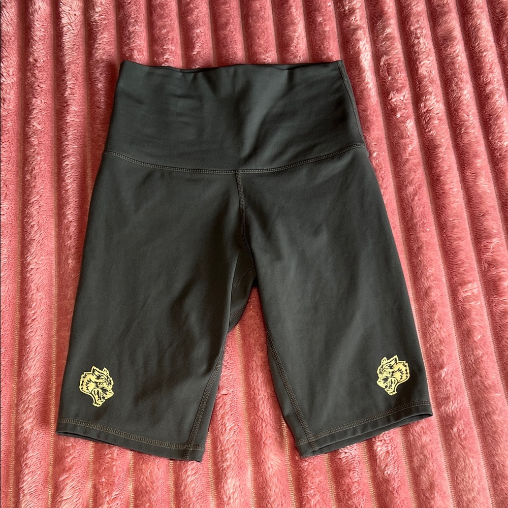Darc Sport Black Bike Shorts with Gold Accents